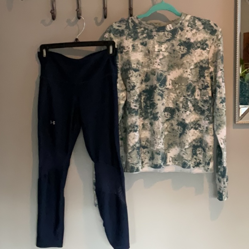 Under Armour Long Sleeve/legging bundle NWT/EUC